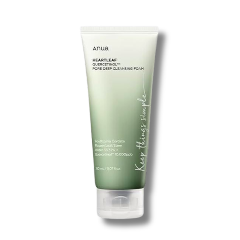 ANUA - Heartleaf Quercetinol Pore Deep Cleansing Foam - mousse nettoyante. skinsecrets