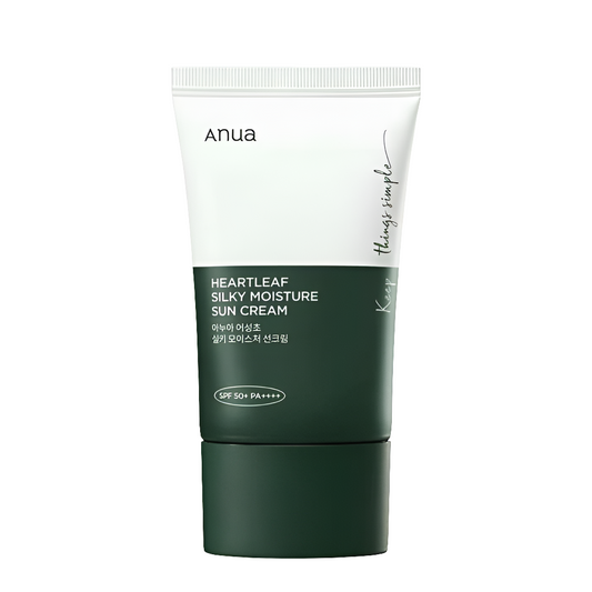 Écran Solaire Hydratant Silky Heartleaf – Protection et Hydratation SPF50+, PA++++